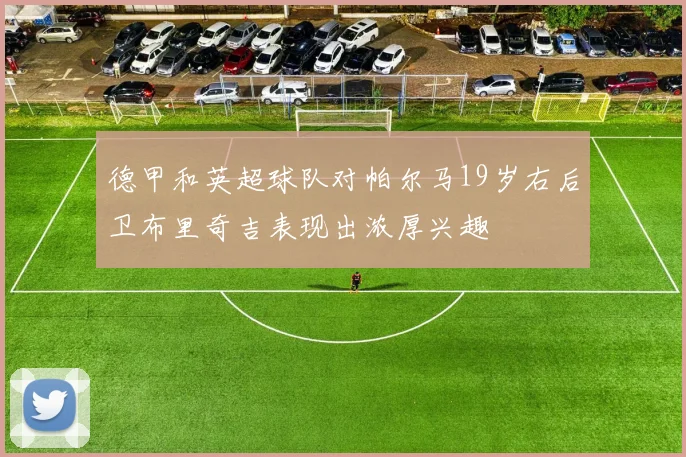 德甲和英超球队对帕尔马19岁右后卫布里奇吉表现出浓厚兴趣
